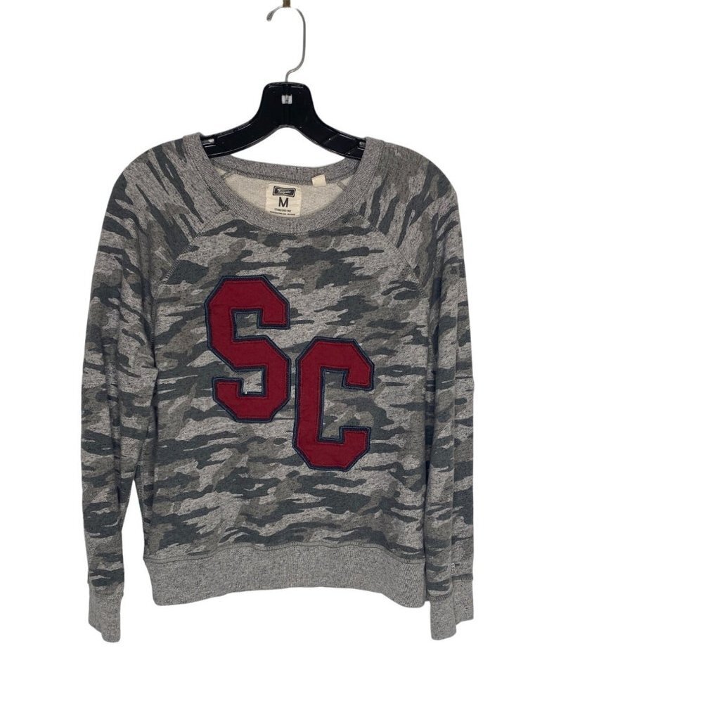TAILGATE WOMEN'S SOUTH CAROLINA CAMO SWEATSHIRT SZ M